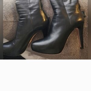 Prada Black Heeled Boots